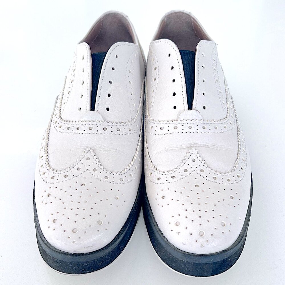 Rag & Bone White Platform Wingtips - image 4